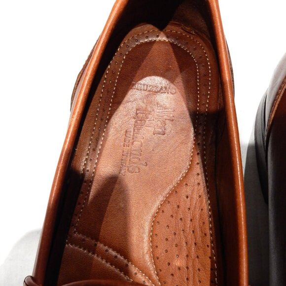 Allen Edmonds Caramel Horse Bit Italian Loafers in size 14B